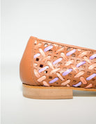 mocassino intreccio cuoio glicine - poesie veneziane - mocassino