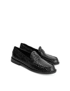 mocassino intreccio nero - Frida SRL