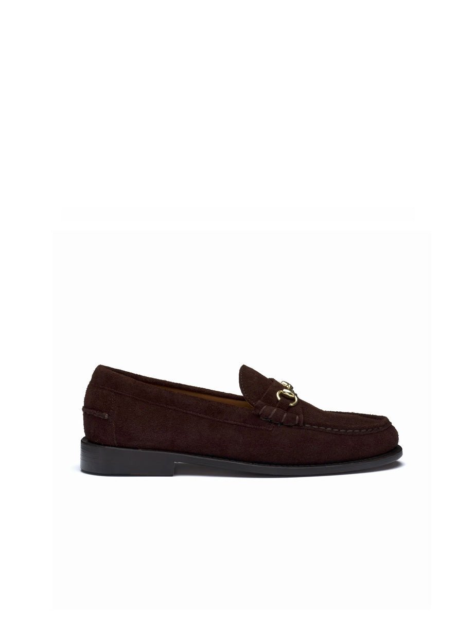 mocassino joe modena suede dark brown - sebago - mocassino