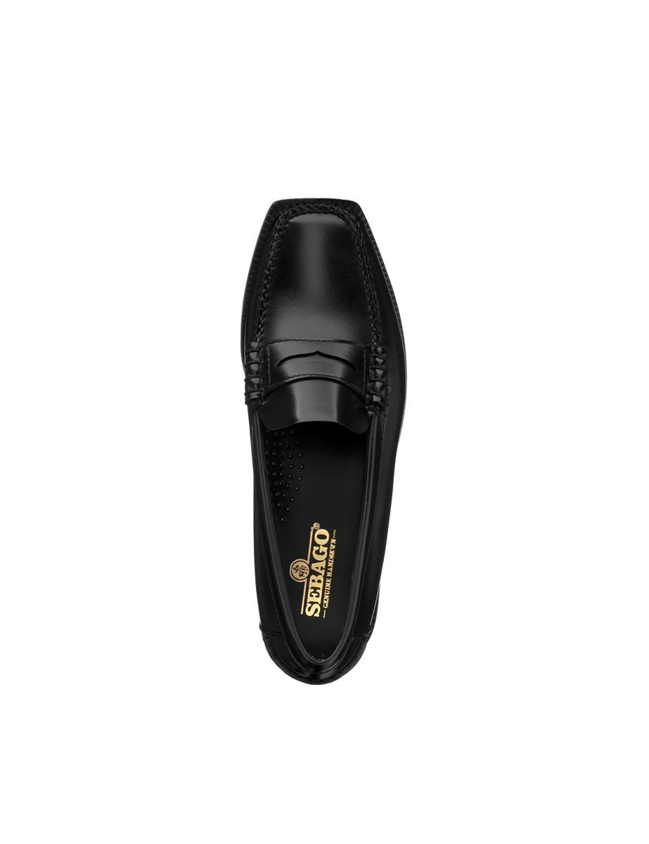mocassino madison punta squadrata black - sebago - mocassino