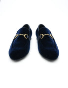 mocassino montecarlo velluto blu - poesie veneziane - mocassino