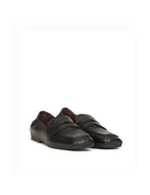 mocassino nappa foulard black - ash - mocassino