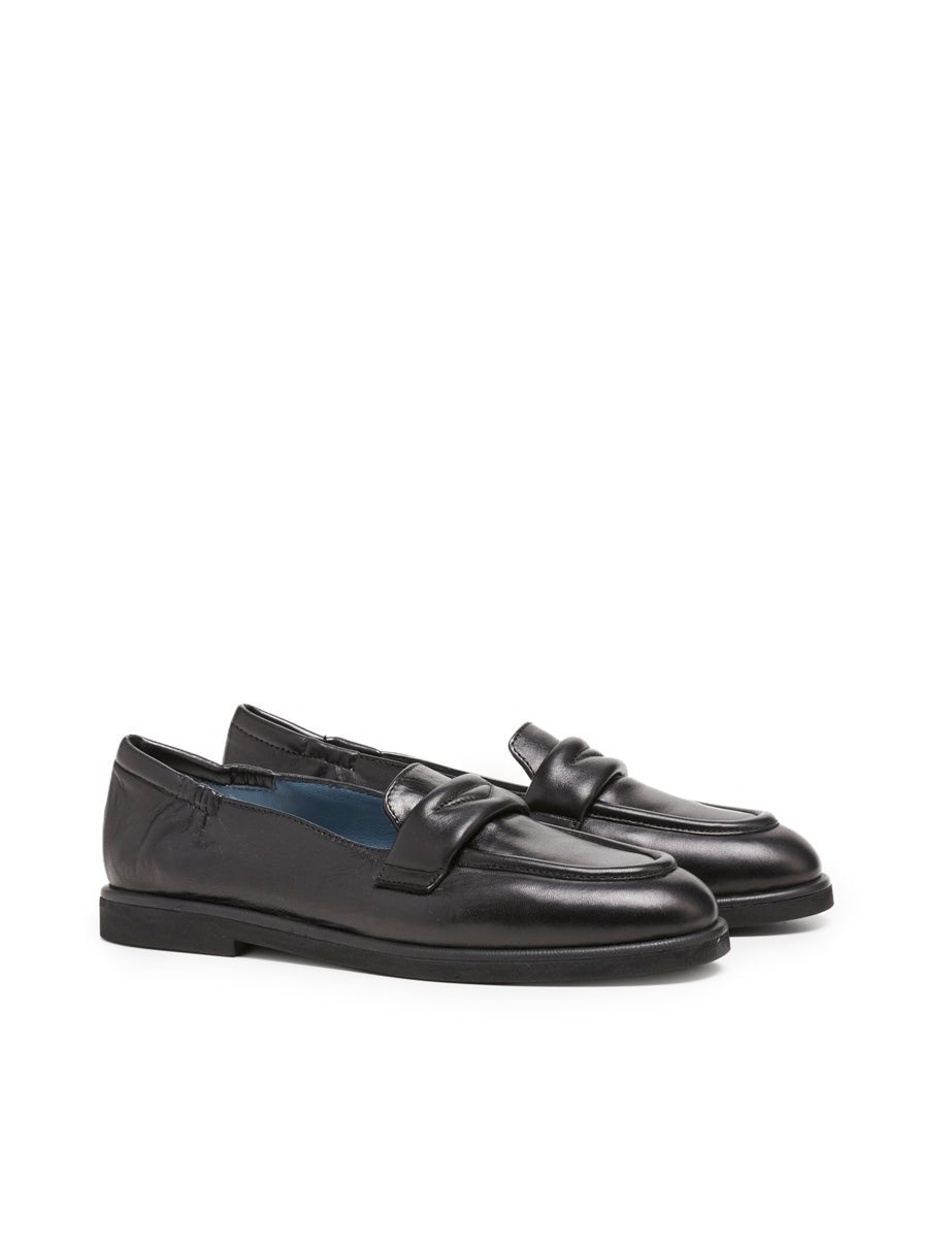 mocassino nappa nero - blufrida - mocassino