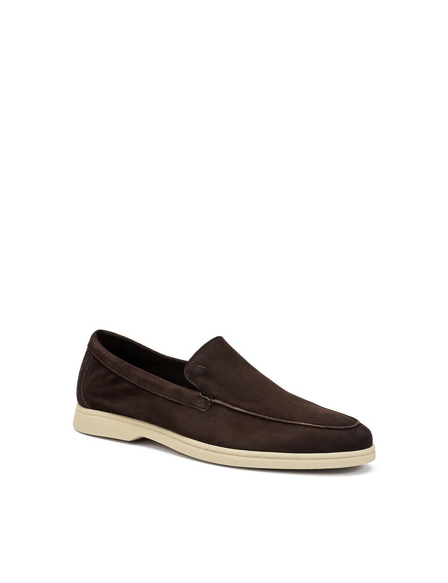 mocassino pelle daino cacao - frau - mocassino