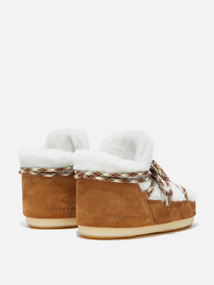 moon boot suede e pellliccia stringate - moon boot - doposci