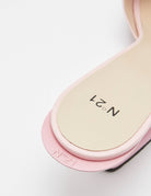 mules pink - n21 alessandro dell'acqua - sandalo tacco