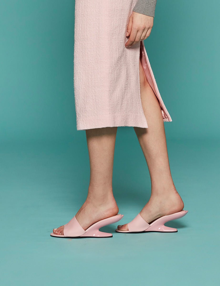 mules pink - n21 alessandro dell'acqua - sandalo tacco