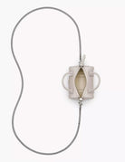 nano duffle crossbody bag cotton silver - marc jacobs - clutch