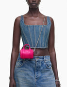 nano duffle crossbody bag hot pink - marc jacobs - clutch