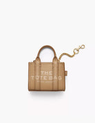 nano tote charm leather camel - marc jacobs - shopper