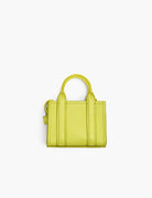 nano tote charm leather limoncello - marc jacobs - shopper