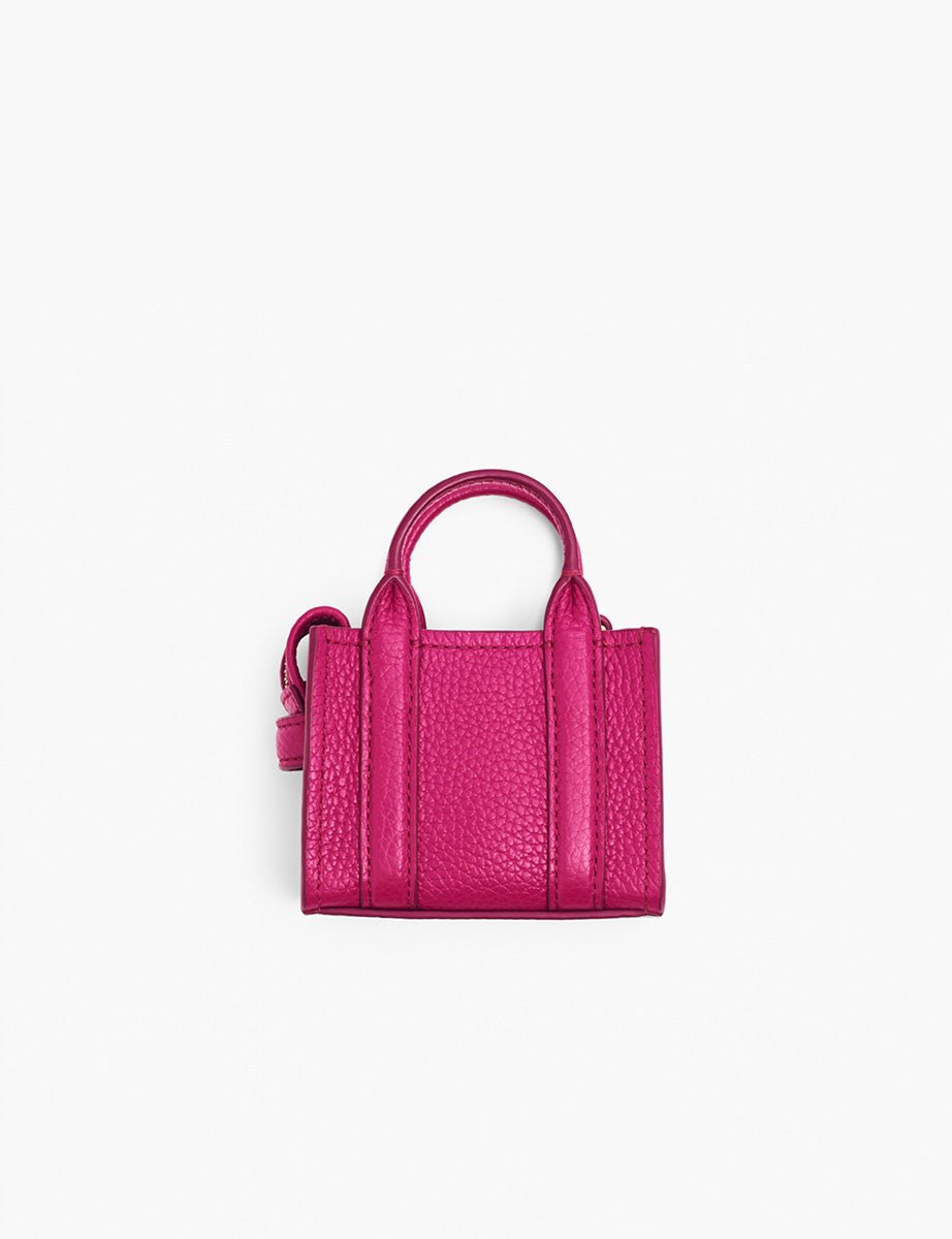 nano tote charm leather lipstick pink - marc jacobs - shopper