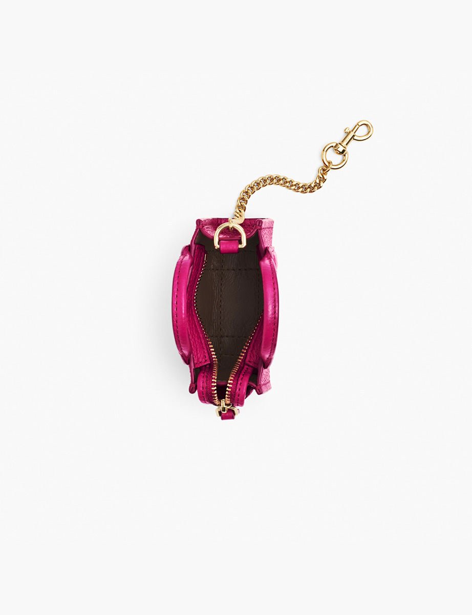 nano tote charm leather lipstick pink - marc jacobs - shopper