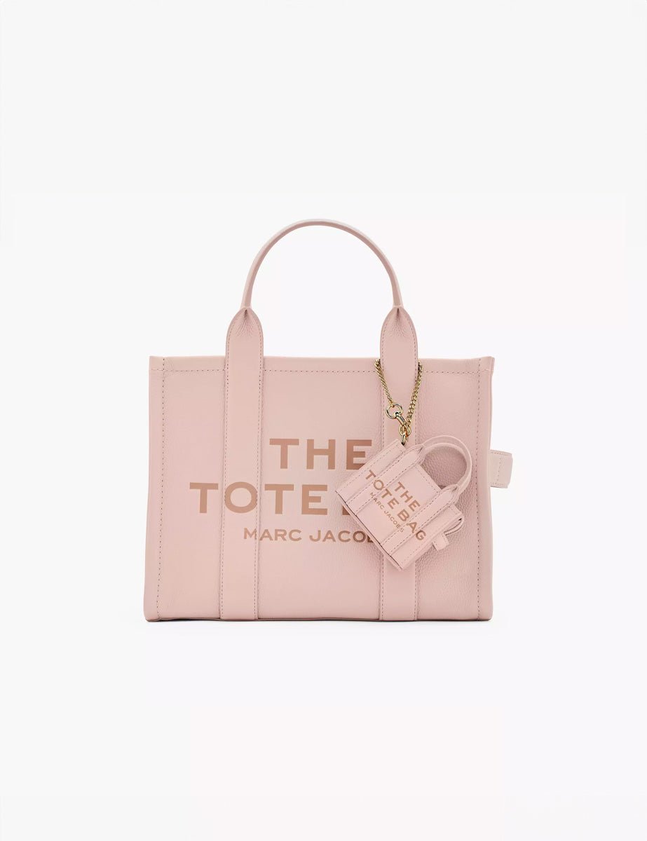 nano tote charm leather rose - marc jacobs - shopper