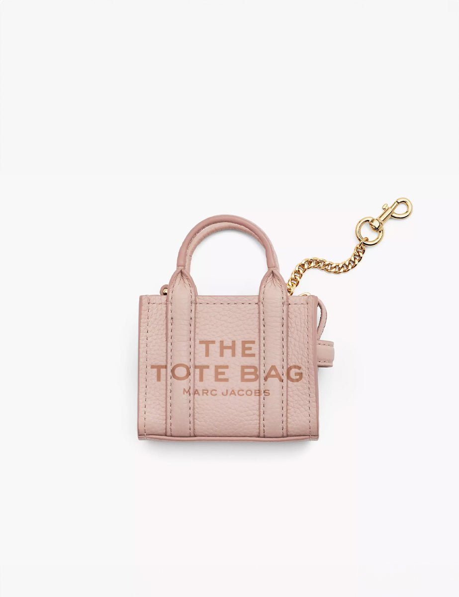nano tote charm leather rose - marc jacobs - shopper