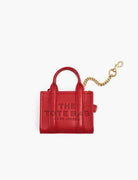 nano tote charm leather true red - marc jacobs - shopper