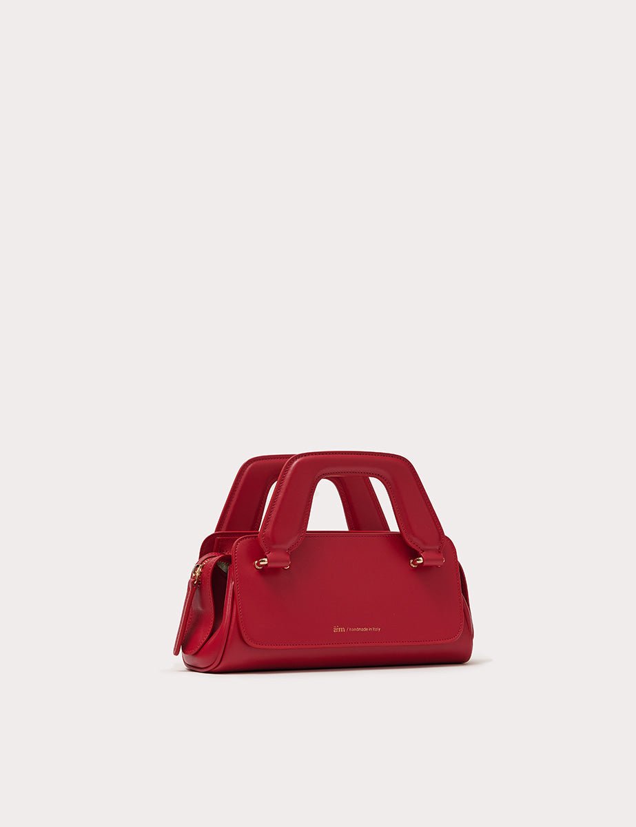 olivia micro tote bag scarlet - aim - clutch