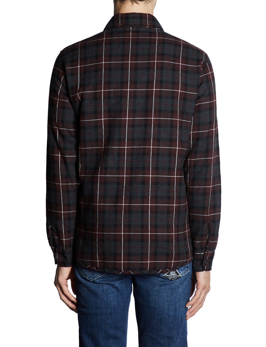 overshirt check flanella andorra - alley docks - giacca