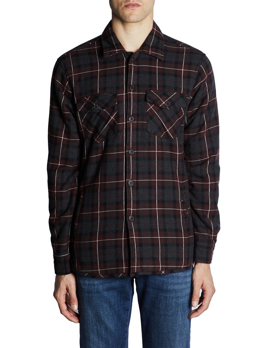 overshirt check flanella andorra - alley docks - giacca