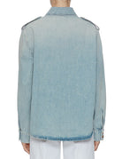 overshirt kenya jeans artic blue - 3x1 - camicia manica lunga