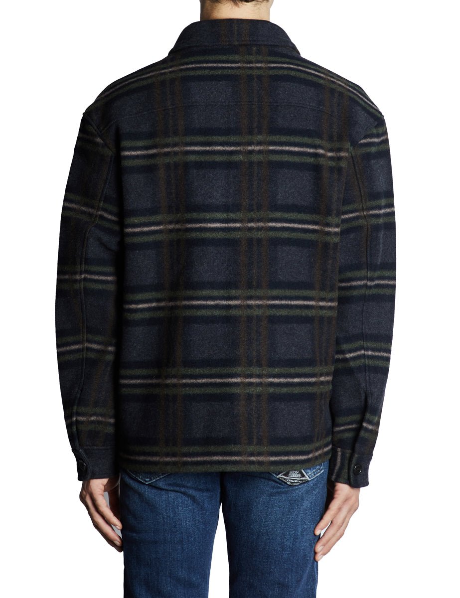 overshirt lana check sky captain - selected - giacca