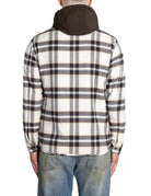 overshirt orsetto cappuccio tasca marrone blu - alley docks - giacca