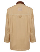 overshirt sporty gabardina crema - Frida SRL