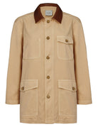 overshirt sporty gabardina crema - Frida SRL