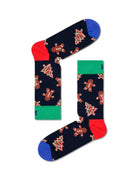 pack gingerbread cookies socks gift blu - happy socks - calze