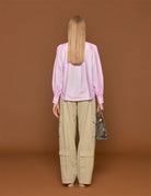 pantacargo bethany twill pale olive - haikure - pantalone