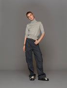 pantacargo denim blu - Frida SRL