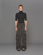 pantacargo tasconi velluto grigio - blufrida - pantalone