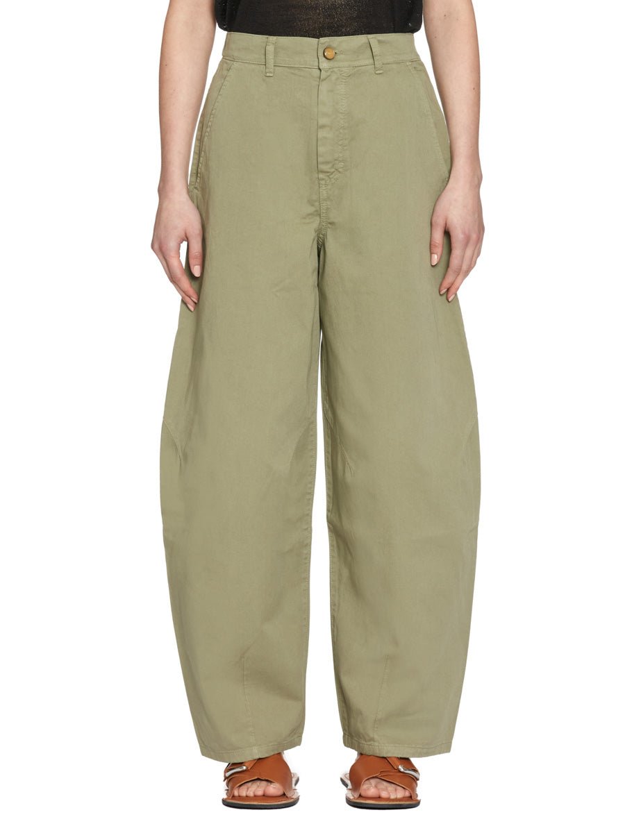 pantalone baloon gabardine salvia - alysi - pantalone