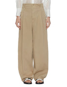 pantalone bull tinto capo pinces sabbia - n21 alessandro dell'acqua - pantalone