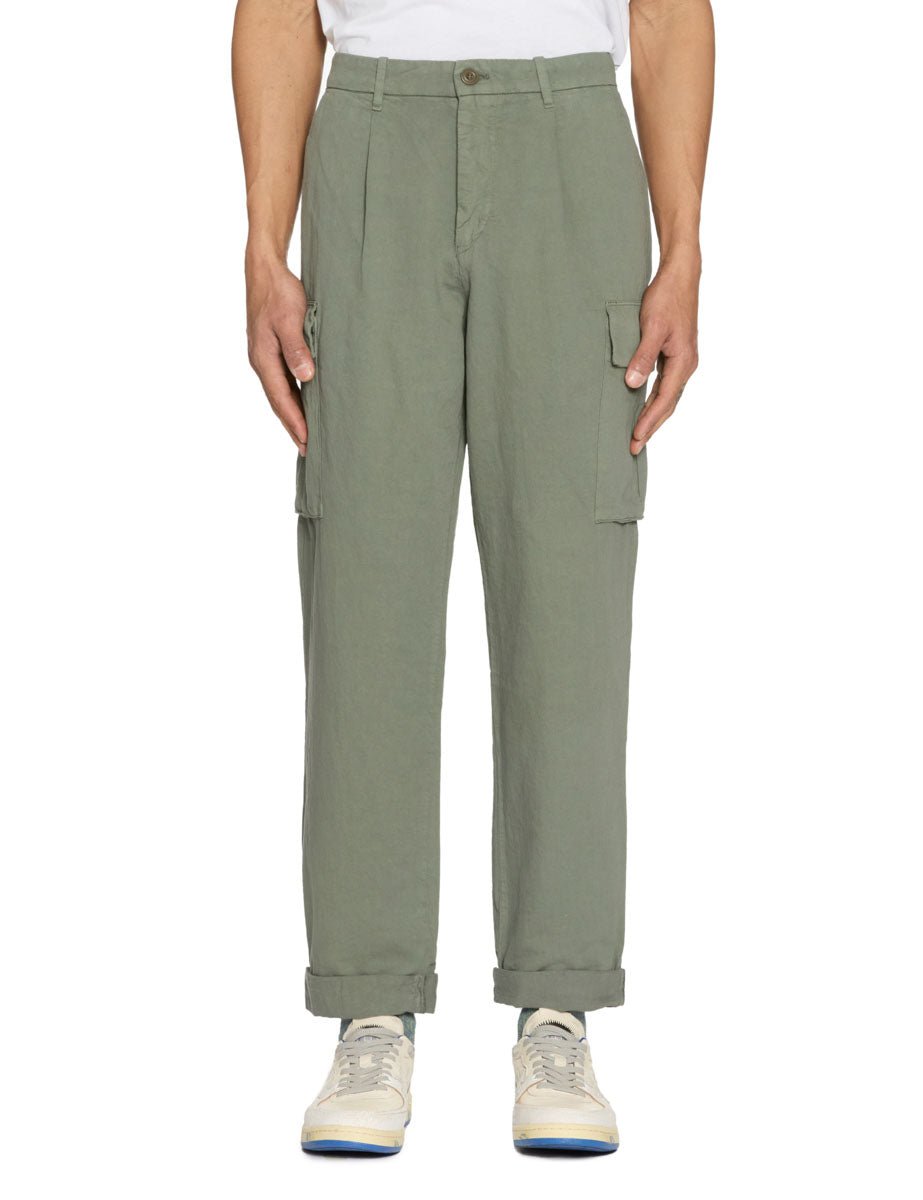 pantalone cargo pinces foresta - Frida SRL