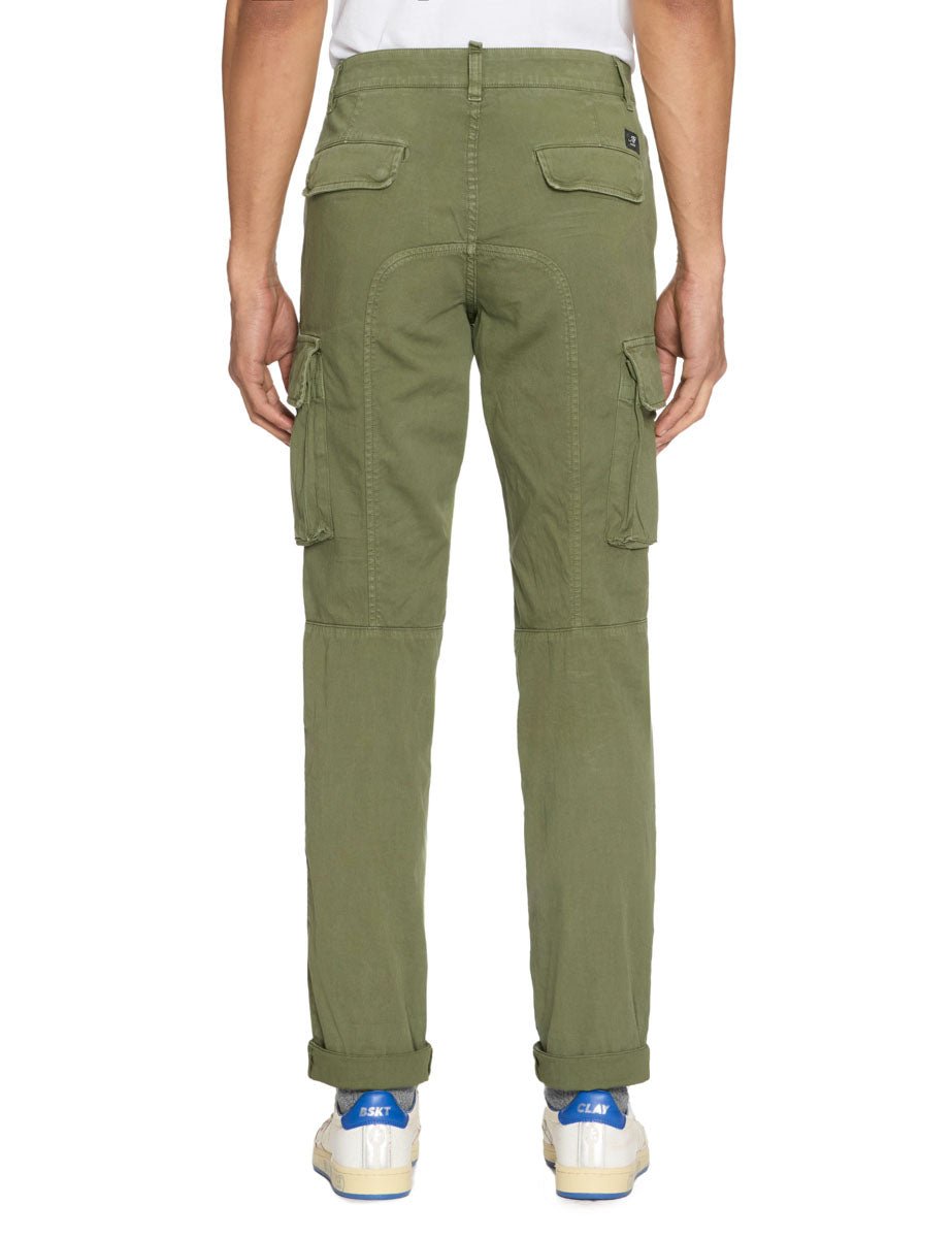 pantalone cargo pinces verde - Frida SRL