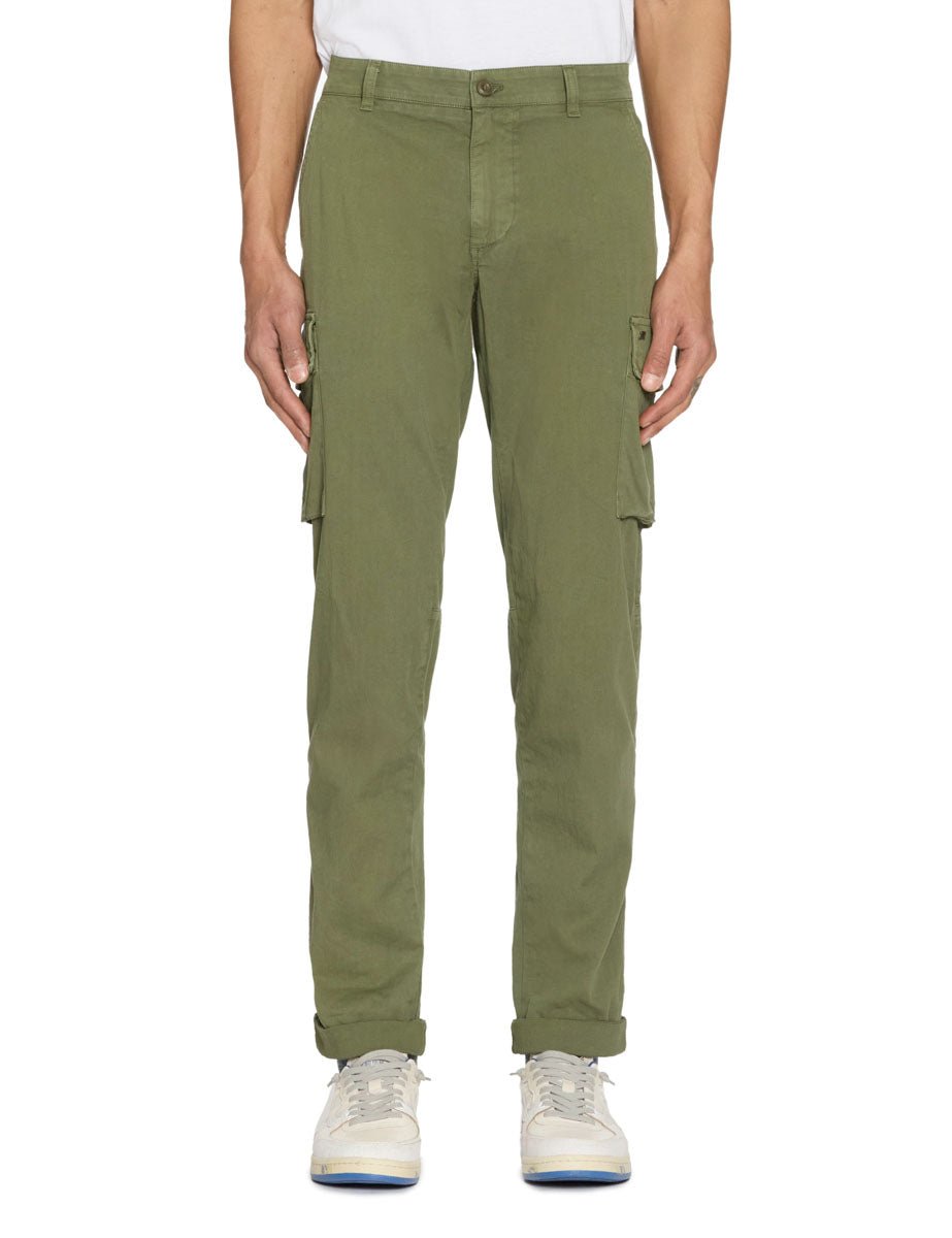 pantalone cargo pinces verde - Frida SRL