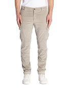 pantalone chile velluto beige - mason's - pantalone casual