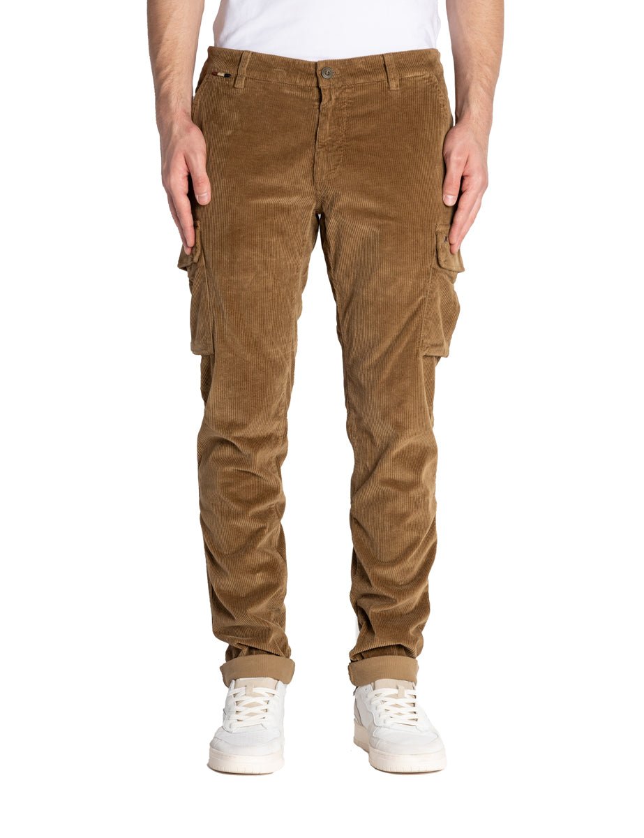 pantalone chile velluto marrone biscotto - mason's - pantalone casual