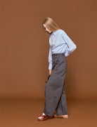 pantalone chino grey - tibi - pantalone