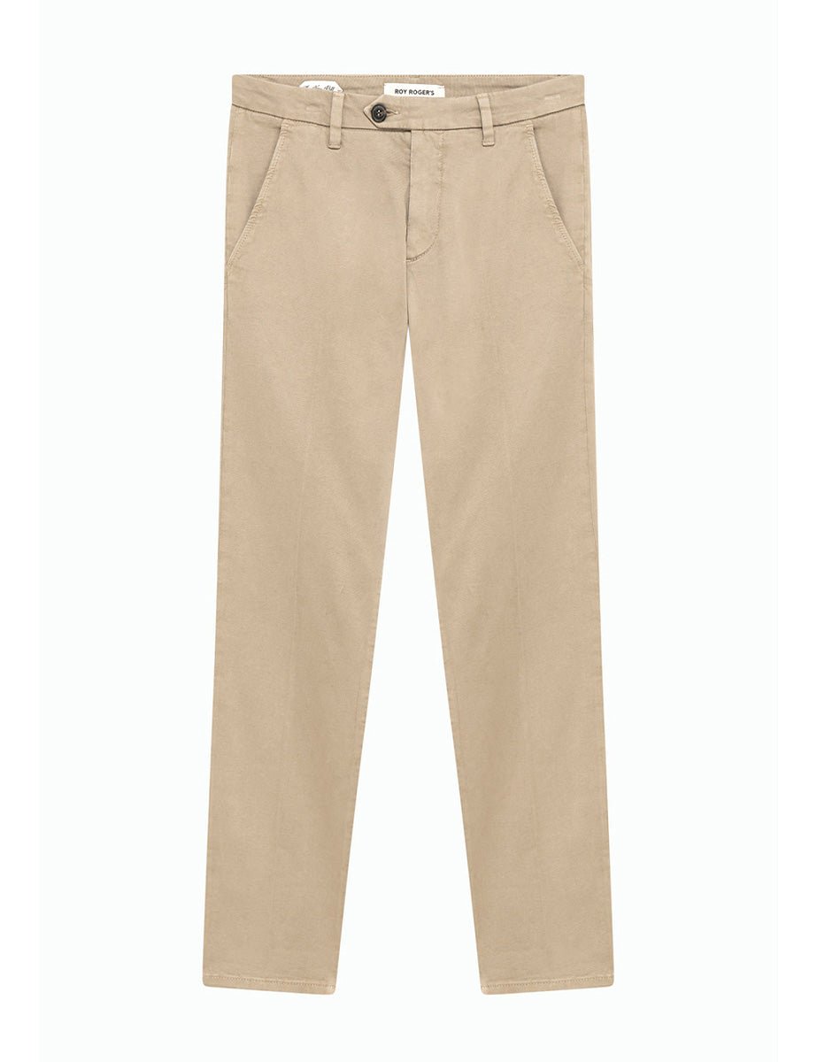 pantalone chino new rolf stretch nut - roy rogers - pantalone casual