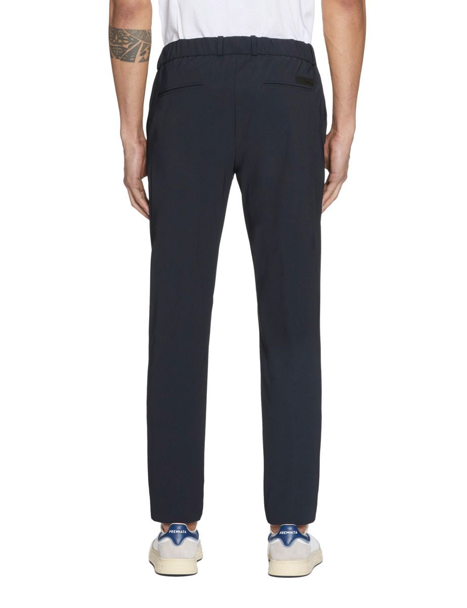 pantalone chino surflex coulisse blu - rrd - pantalone casual