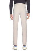 pantalone chino surflex microfantasia galles sabbia - Frida SRL