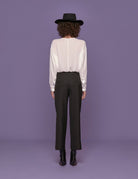 pantalone classico nero - hebe studio - pantalone