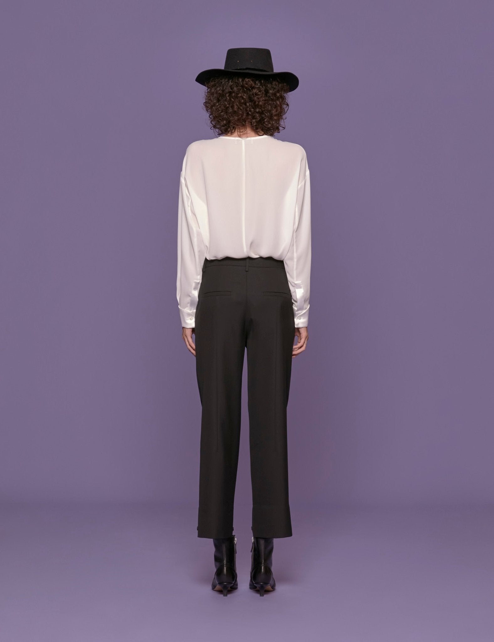 pantalone classico nero - hebe studio - pantalone