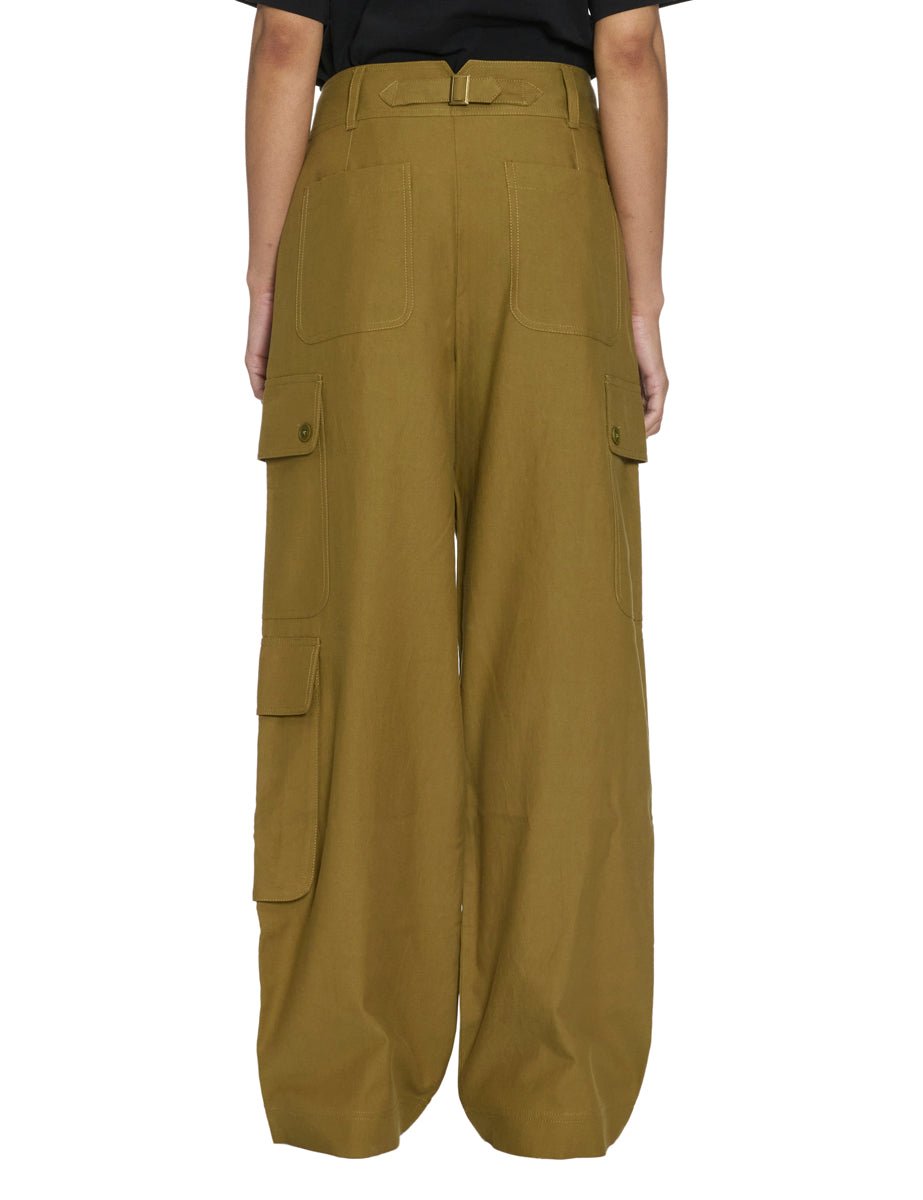 pantalone clemente cargo lichen - ulla johnson - pantalone