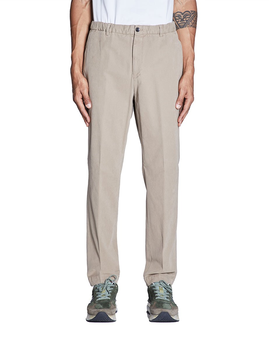 pantalone cotone modal beige - briglia 1949 - pantalone casual