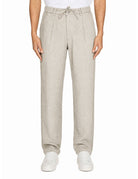 pantalone coulisse lino cookie - alley docks - pantalone casual