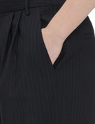pantalone dominic pinstripe navy - Frida SRL