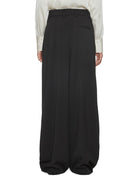 pantalone doppia pinces tecnico bistretch nero - blufrida - pantalone